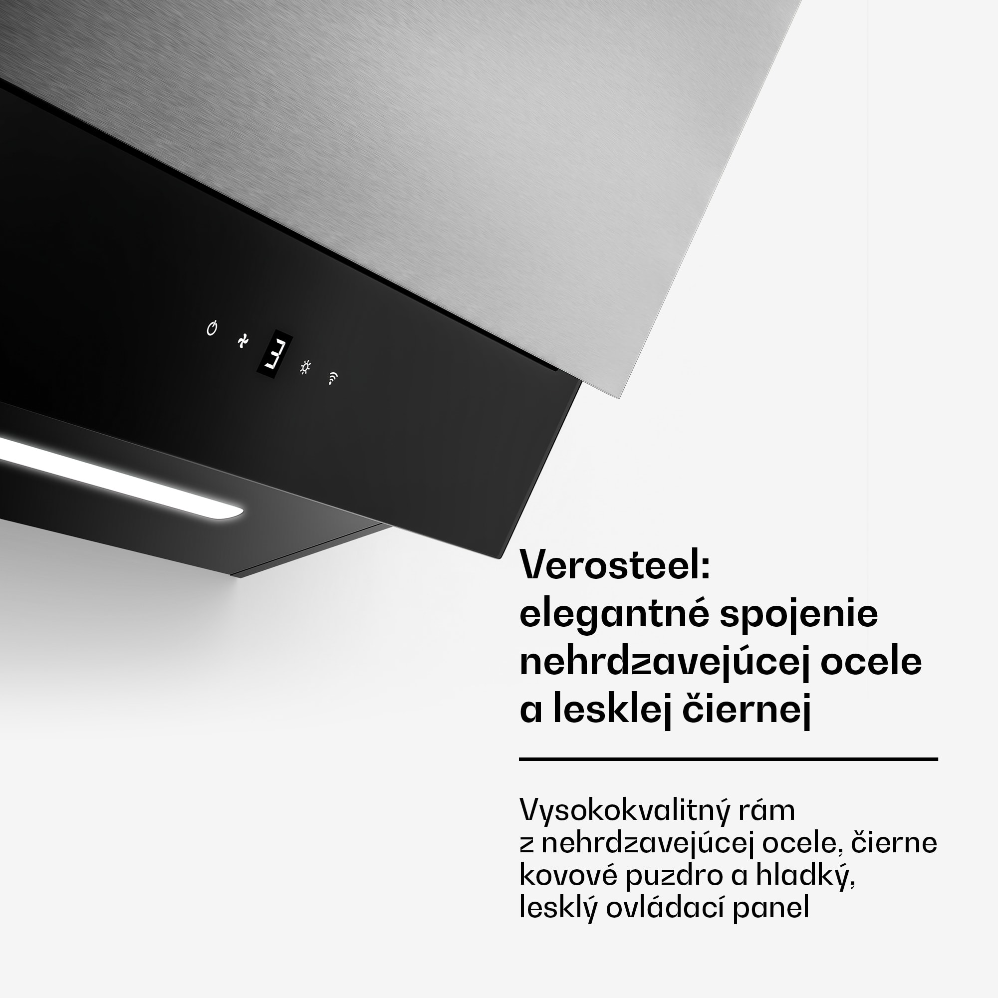 Klarstein Verosteel indukčná varná doska + Verosteel digestor | 60 cm – Obrázok 5