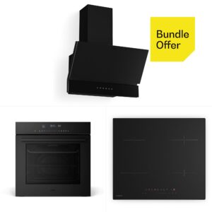 Klarstein Velaire vstavaná rúra + Velaire indukčná varná doska + Velaire digestor | 60 cm