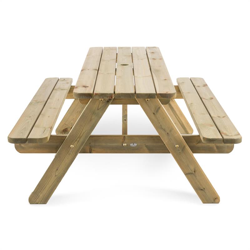 Blumfeldt Picknicker 180, piknikový stôl, záhradný set, 32 mm, borovicové drevo – Obrázok 5