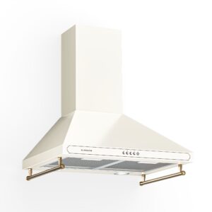 Klarstein Victoria, digestor, 60 cm, nástenný, 644,5 m³/h, LED, retro dizajn, čierny