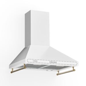 Klarstein Victoria, digestor, 60 cm, nástenný, 644,5 m³/h, LED, retro dizajn, čierny