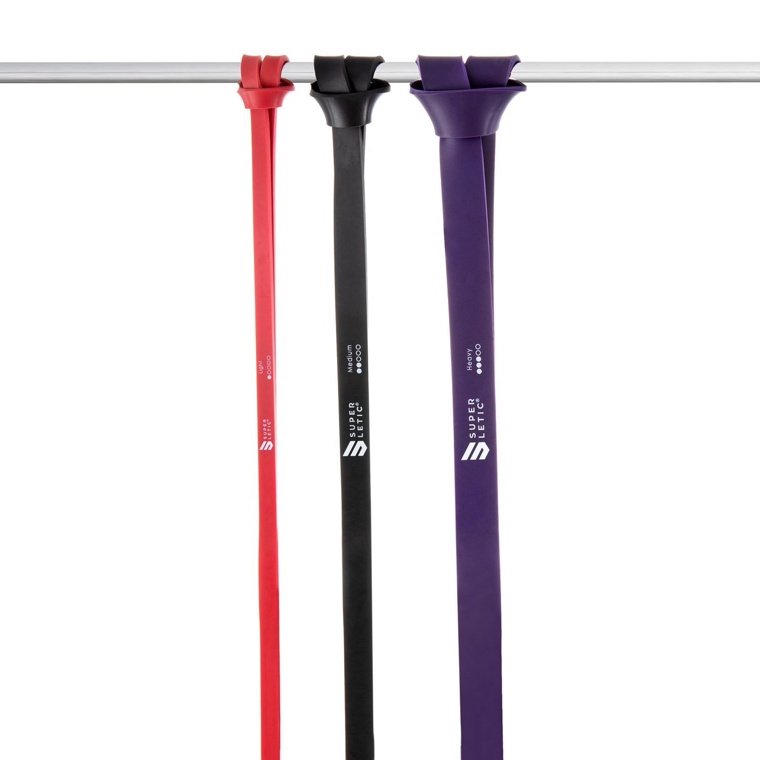 Capital Sports Uros Powerbands, posilňovacia guma, 3-dielna súprava, slučka, 100 % latex – Obrázok 2