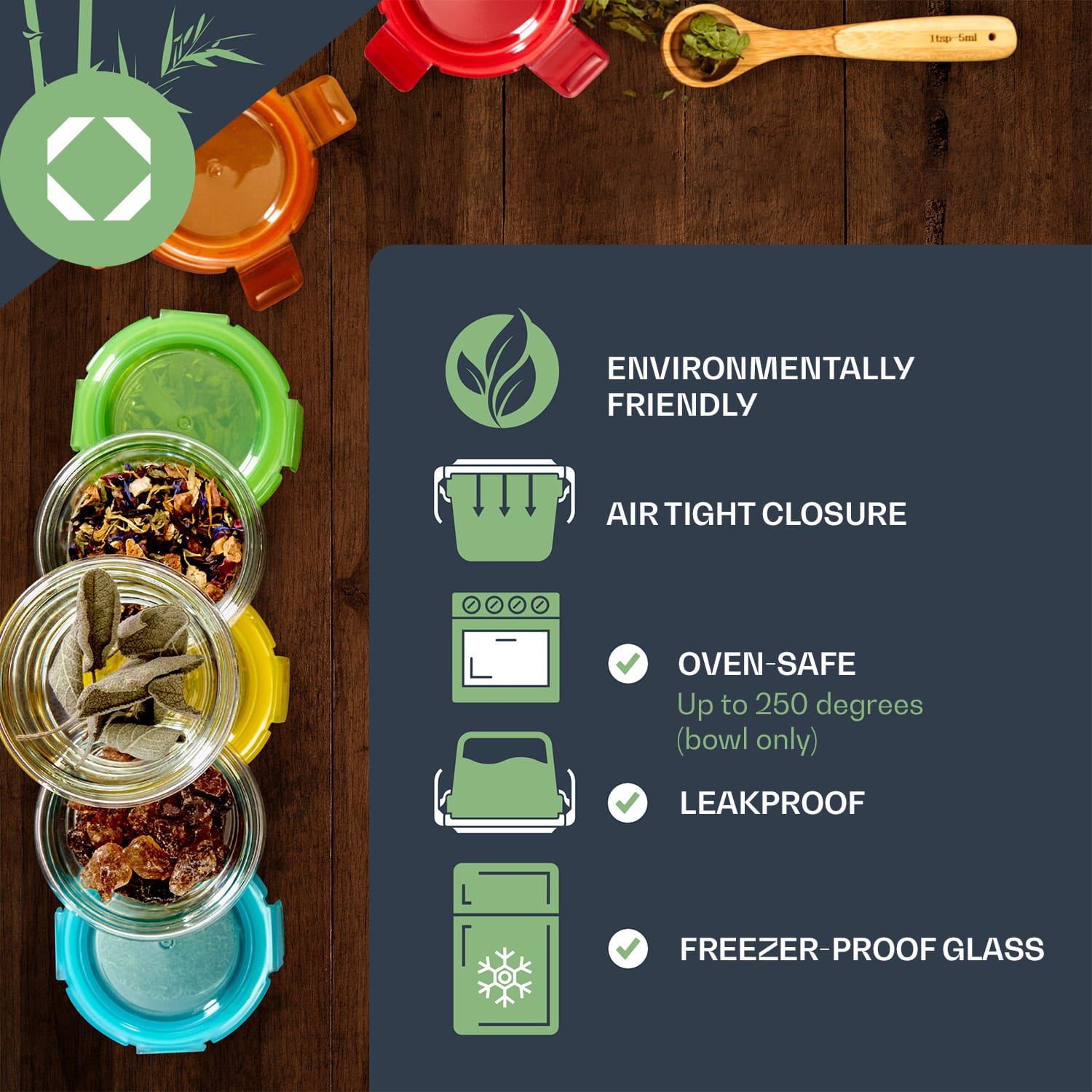 Klarstein Detské poháre, 6 dielsúprava, pestré kryty, vzduchotesný uzáver, nepriepustné – Obrázok 2