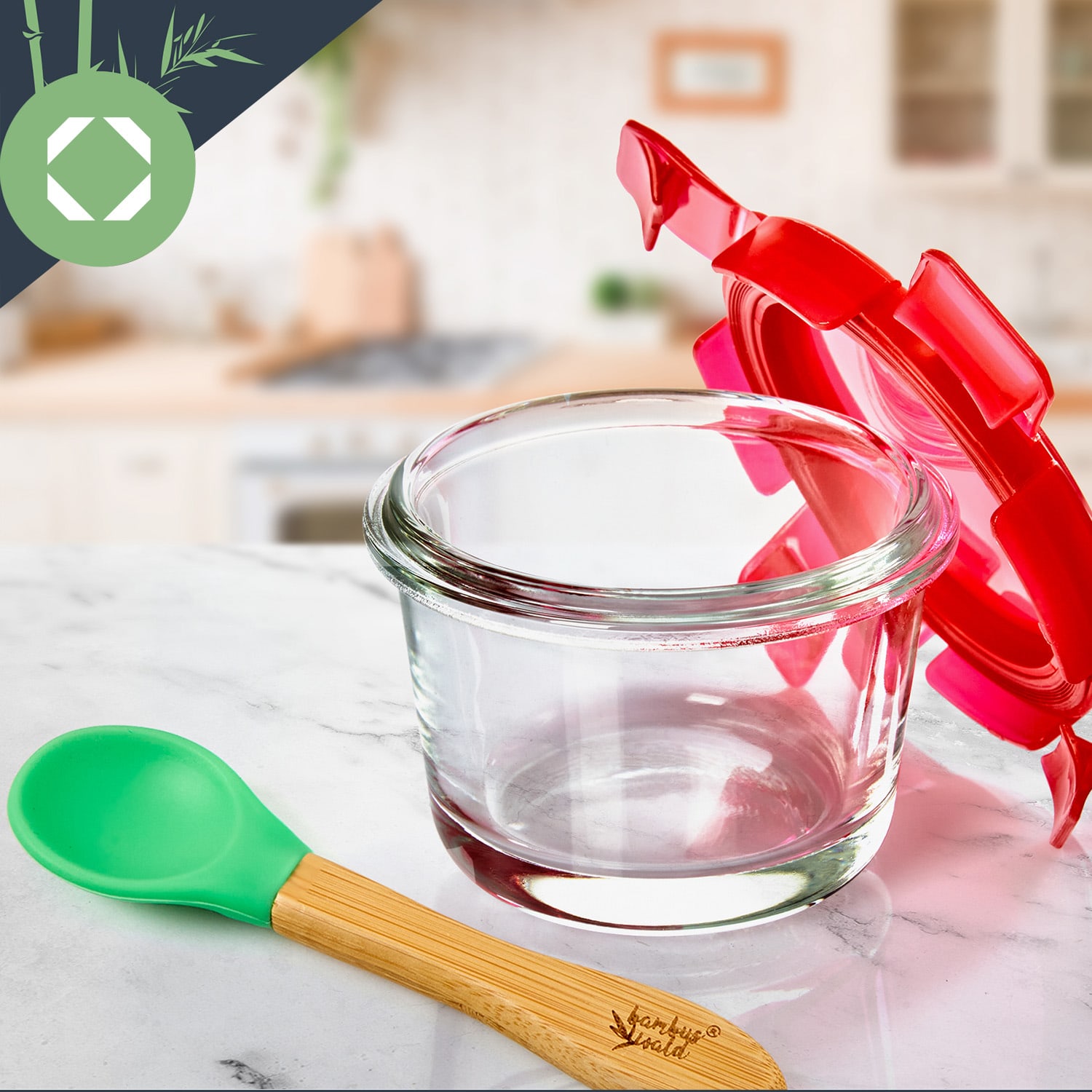 Klarstein Detské poháre, 6 dielsúprava, pestré kryty, vzduchotesný uzáver, nepriepustné – Obrázok 5