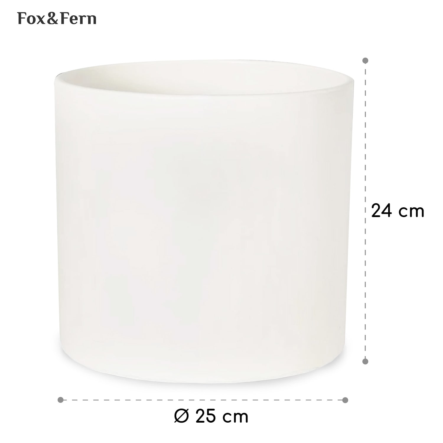Fox & Fern Venlo, kvetináč, Polystone, interiér a exteriér, 3 veľkosti – Obrázok 5