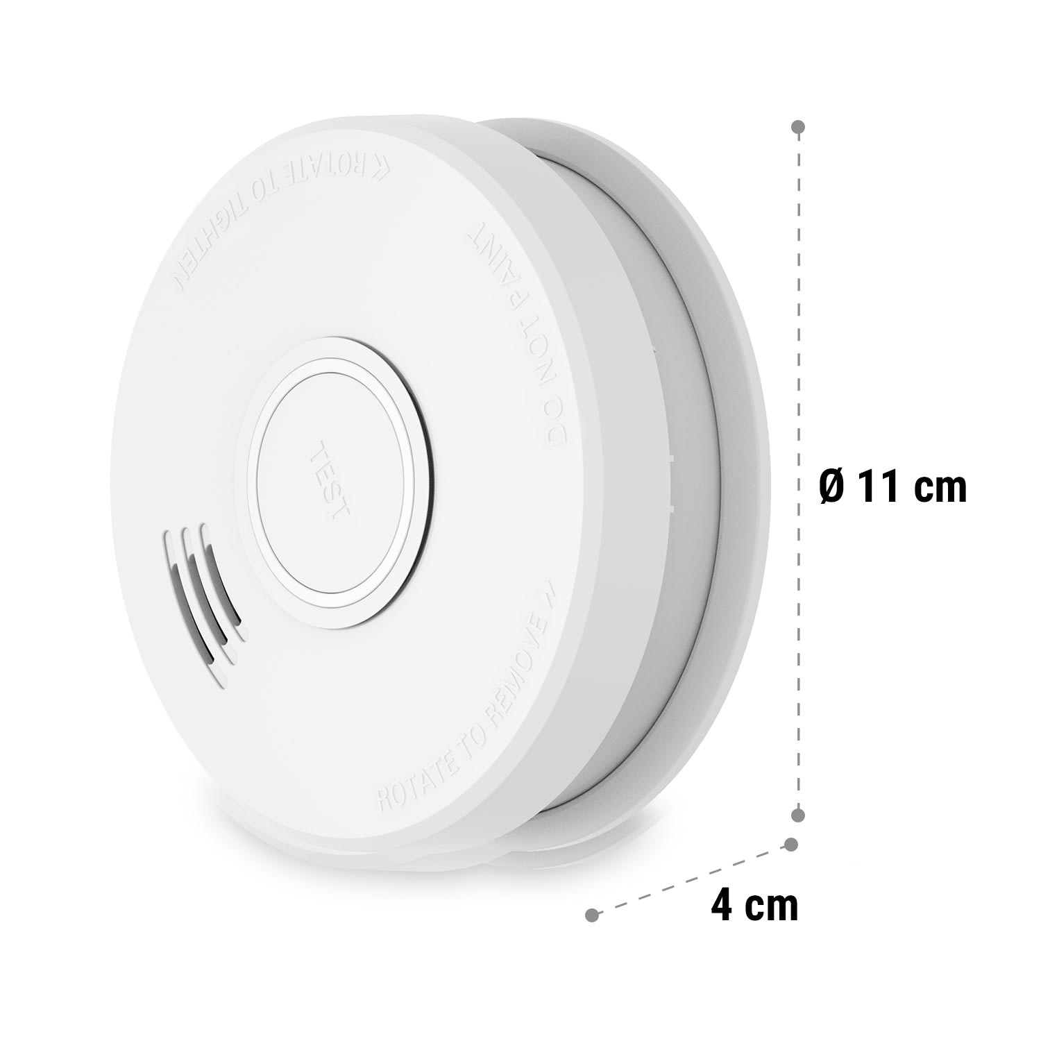 SHD by oneConcept Detektor dymu DOF19, plast, výstražný signál: 85 dB, 9V na batérie – Obrázok 5