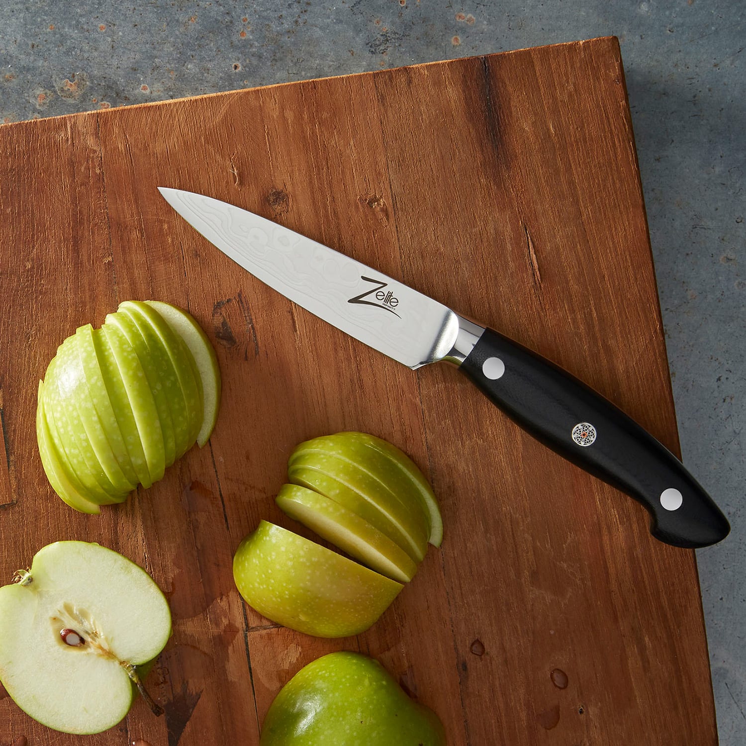 Zelite Infinity by Klarstein Executive-Plus, 4,25" nôž na lúpanie, 61 HRC, nehrdzavejúca oceľ – Obrázok 4