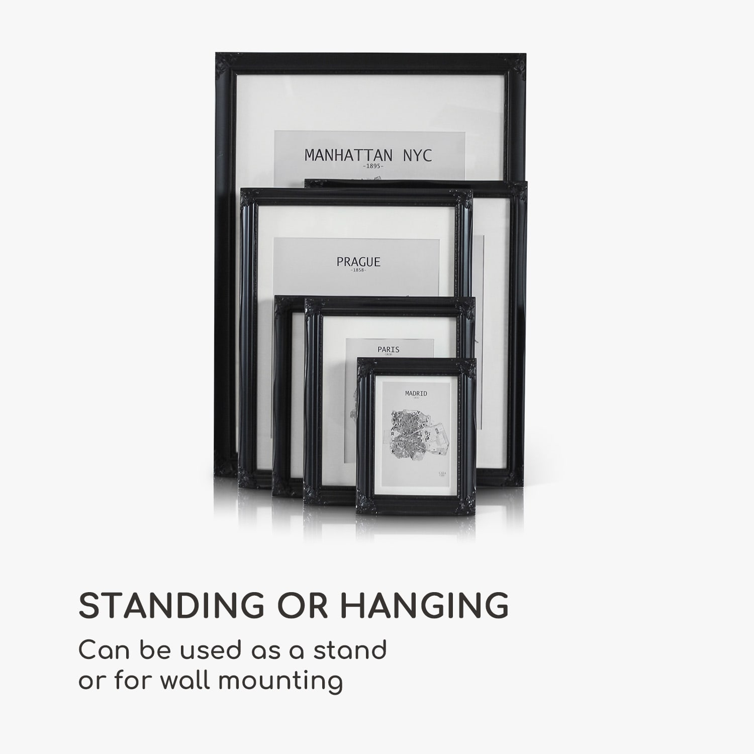 Casa Chic Regent, obrazový rám, obdĺžnikový, 25 × 20 cm fotky, pasparta, sklo, rokoko – Obrázok 5