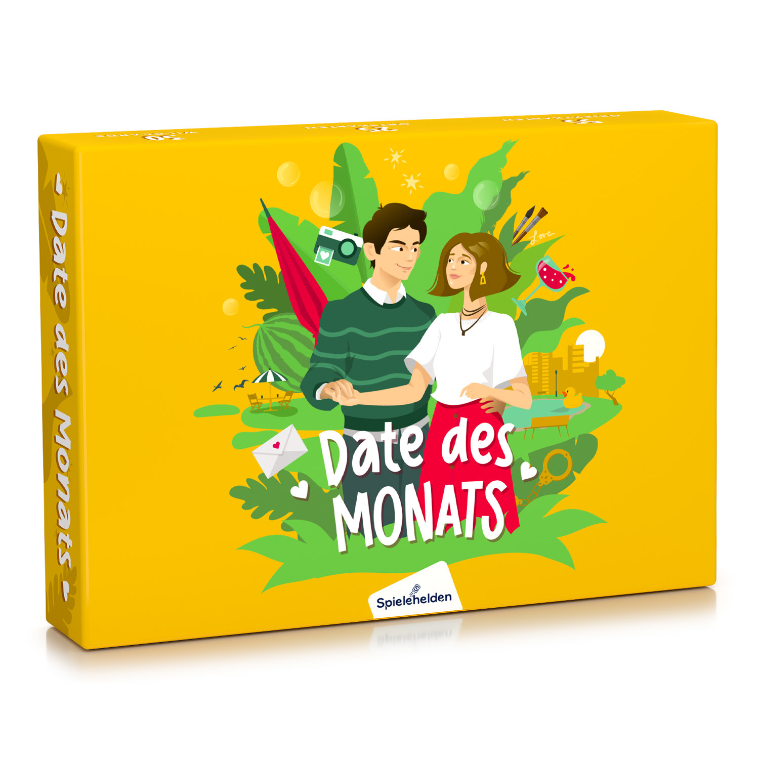 Spielehelden Date des Monats Kartová hra pre páry Láskyplné nápady na rande