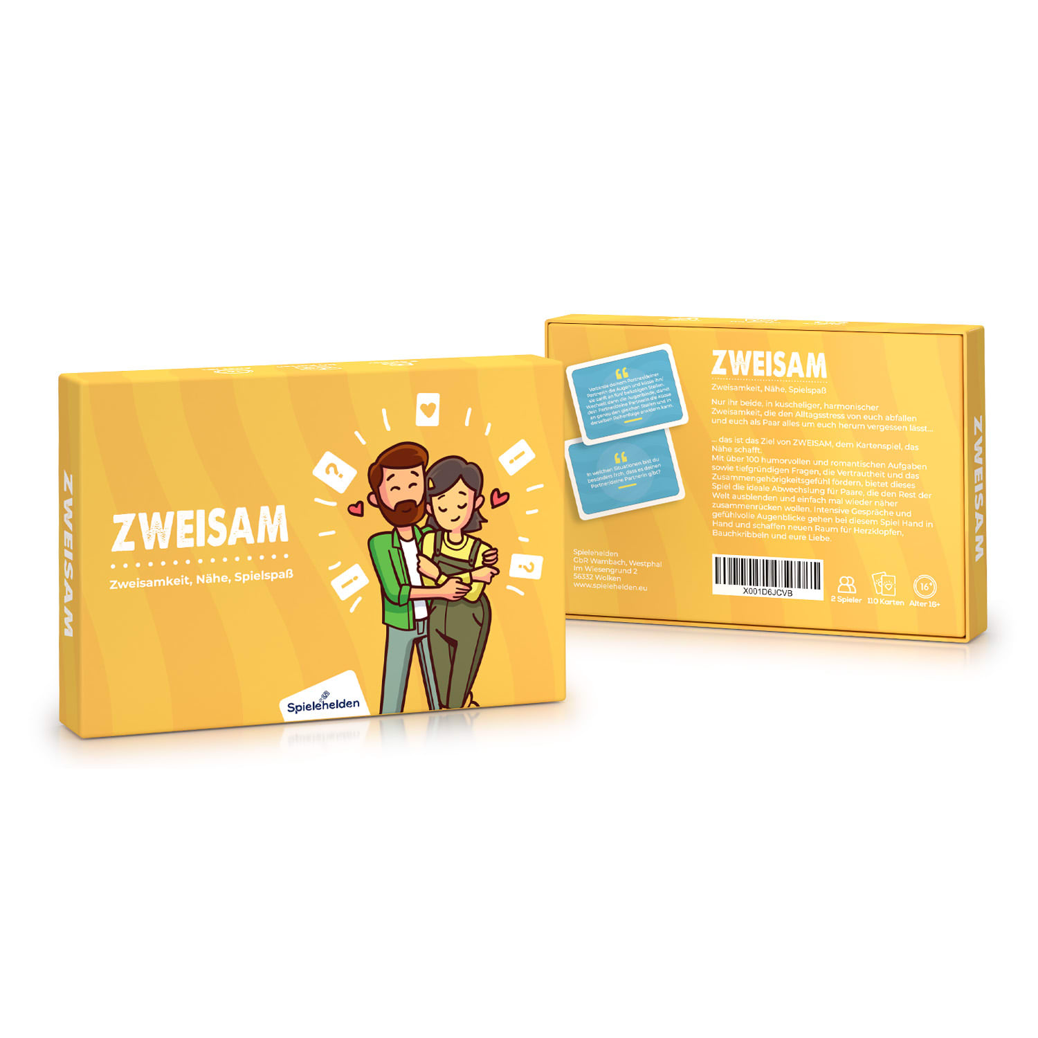 Spielehelden Zweisam Kartová hra Pre páry S otázkami a úlohami – Obrázok 5