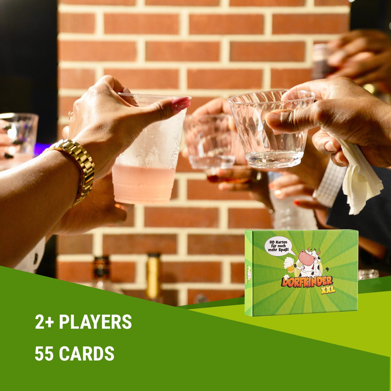 Spielehelden Dedinčania Alkoholická hra 110 kariet Hráči: 2-8 Vek: 18+ – Obrázok 3