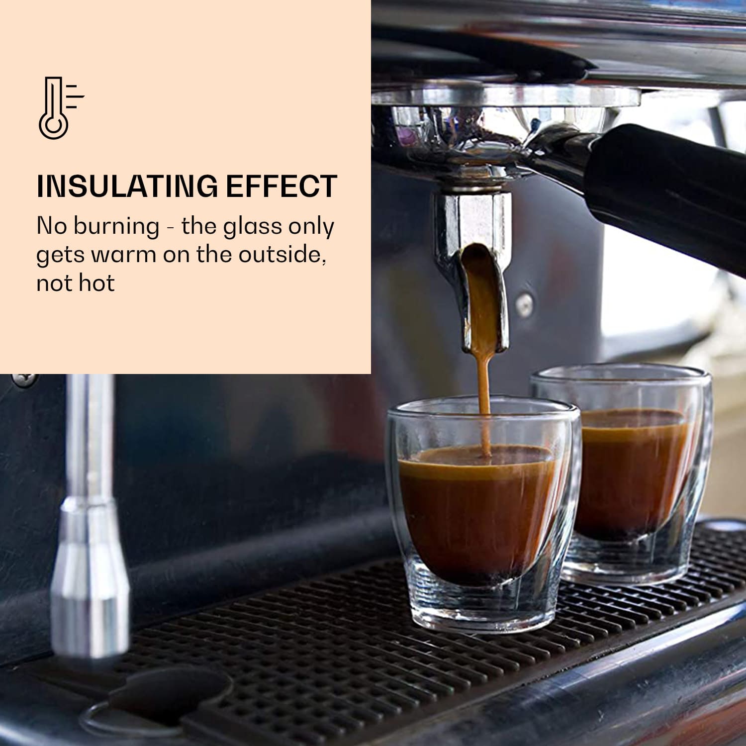 Feelino DUOS, dvojstenný pohár, 80 ml – Obrázok 2