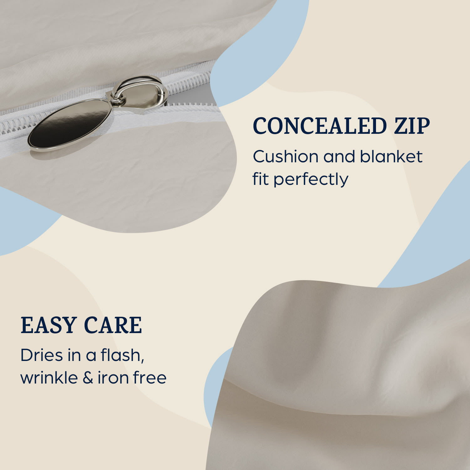 Sleepwise Soft Wonder Edition, posteľná bielizeň, 140x200 cm, mikrovlákno – Obrázok 3