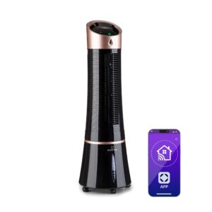 Klarstein Skyscraper Ice Smart, 4-v-1 ochladzovač vzduchu, ventilátor, 210m³/h, WiFi, diaľkové ovládanie