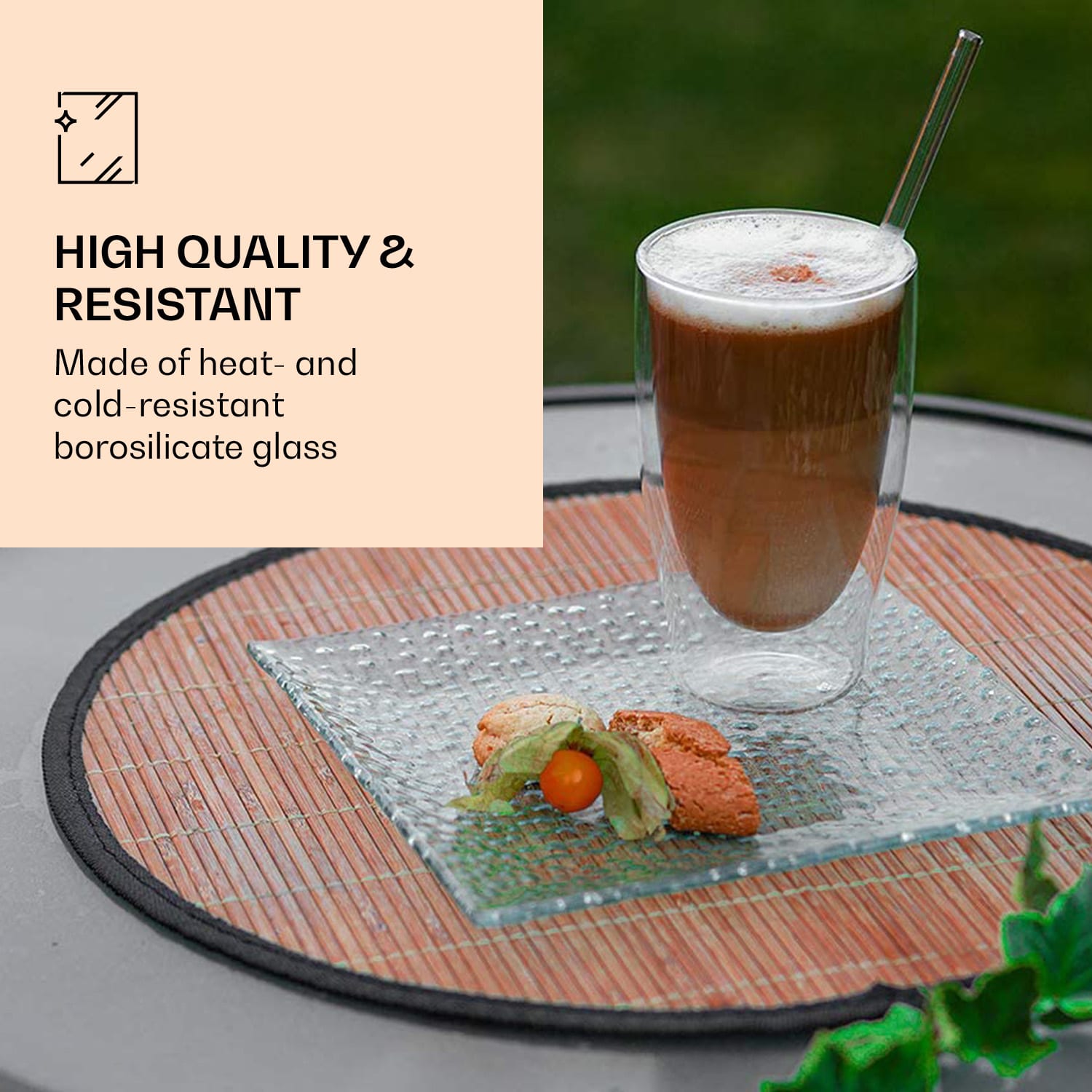 Feelino DUOS, dvojstenný pohár, 400 ml – Obrázok 3