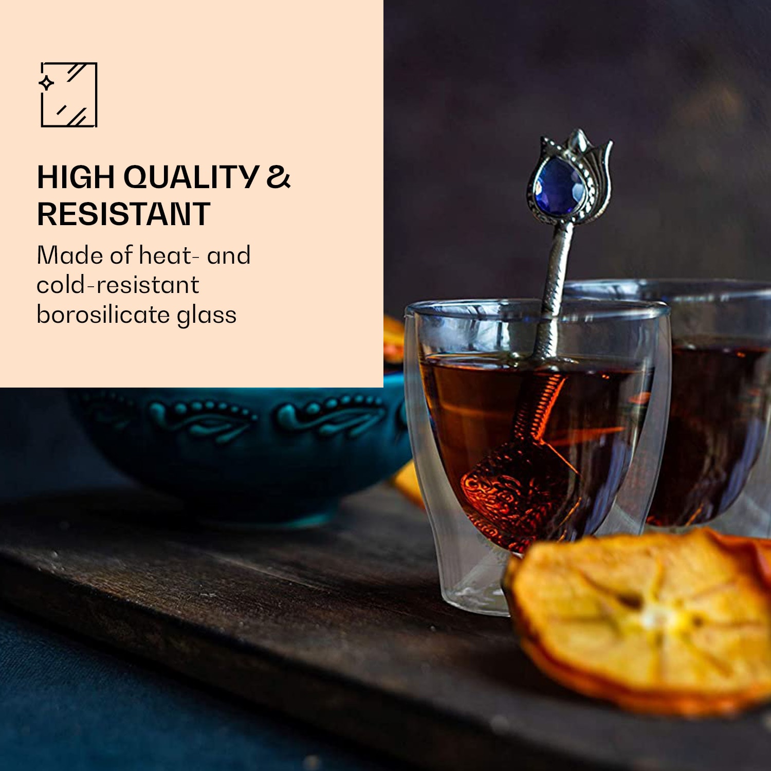 Feelino DUOS, dvojstenný pohár, 80 ml – Obrázok 3