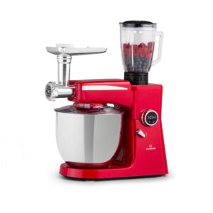 Klarstein Renata Rossa, kuchynský robot 3 v 1, 2000 W/2,7 PS, 10 l, nehrdzavejúca oceľ, bez BPA