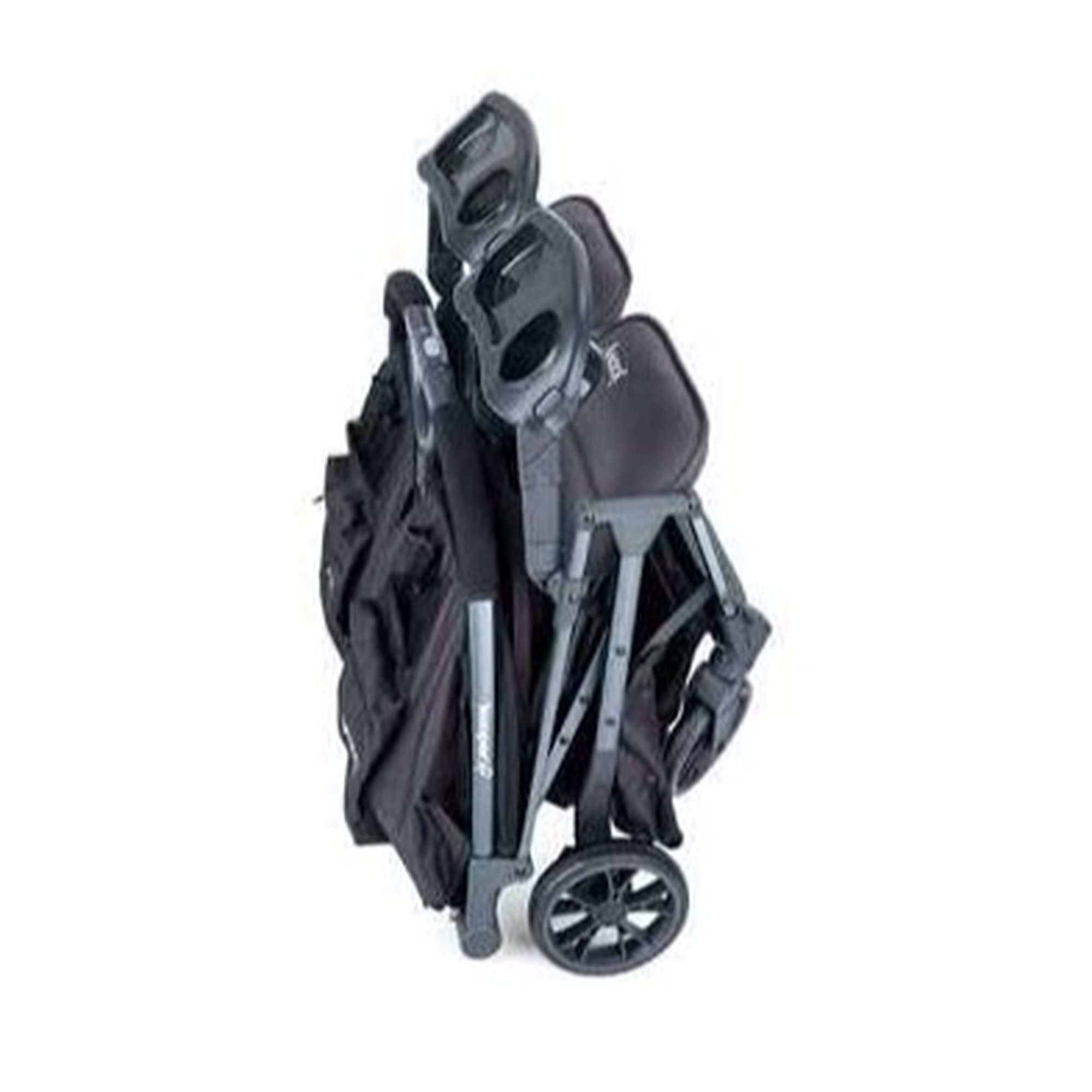 Kočík Babify Twin Air Gemelar, schválený do 22 kg, ľahký a kompaktný, jemná sivá – Obrázok 3