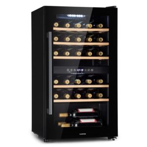 Klarstein Barossa 29 Duo, vinotéka, 80 l, 29 fliaš, 2 zóny, ovládanie tlačidlom