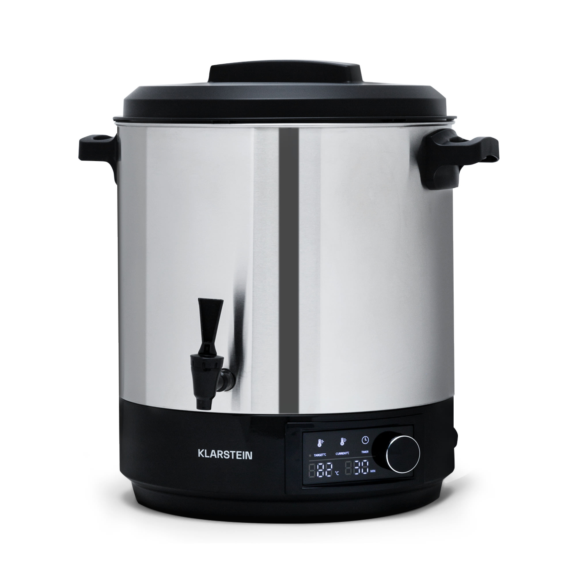 Klarstein Abbey 25, zavárací hrniec, dávkovač nápojov, 25 l, 100 °C, 180 min, nehrdzavejúca oceľ