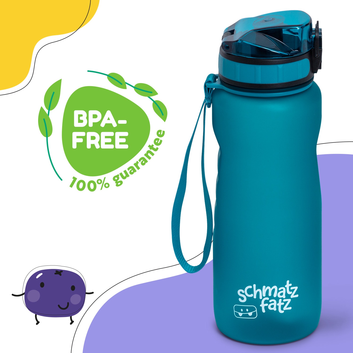 Klarstein Wakaba, fľaša na pitie, 800 ml, Tritan, BPA-free – Obrázok 2