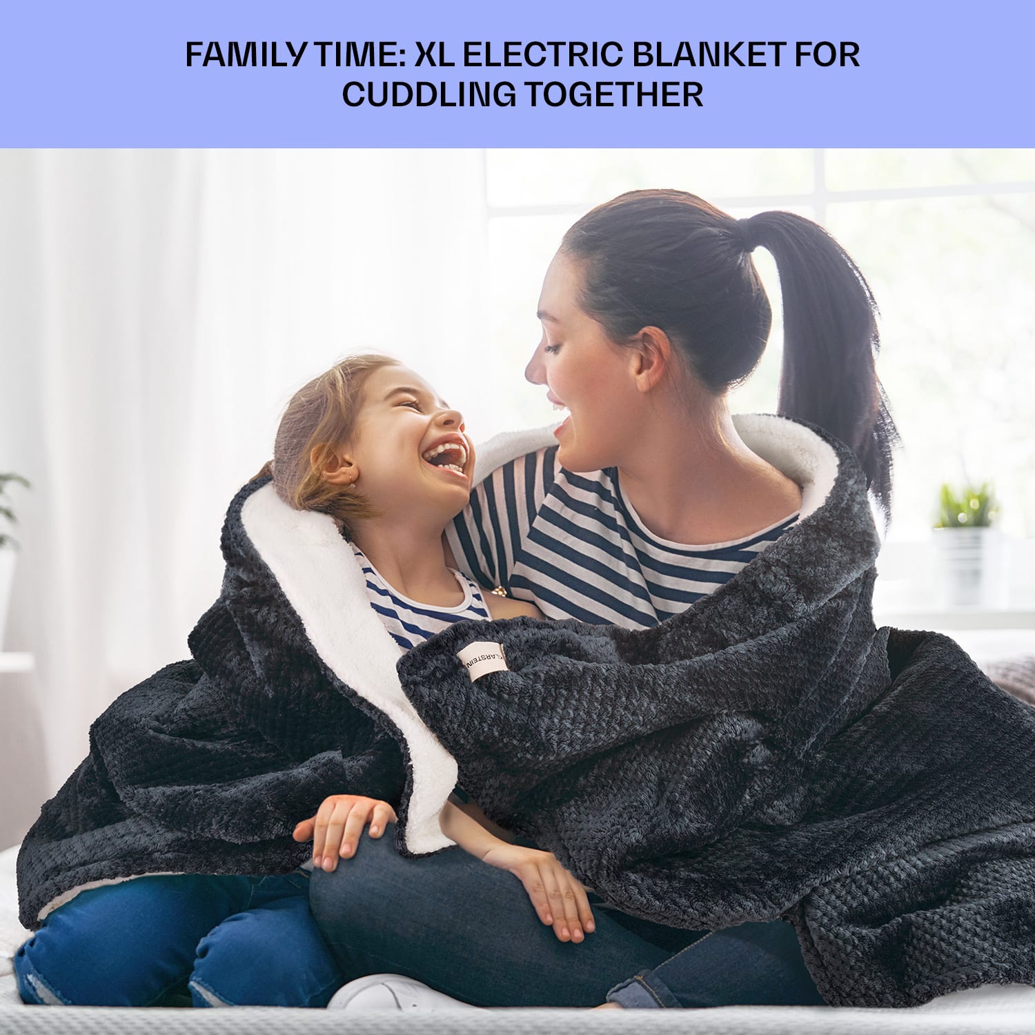 Klarstein DR Watson Deluxe XXL, elektrická deka, 160 W, 9 úrovní ohrevu, 200 x 180 cm – Obrázok 4