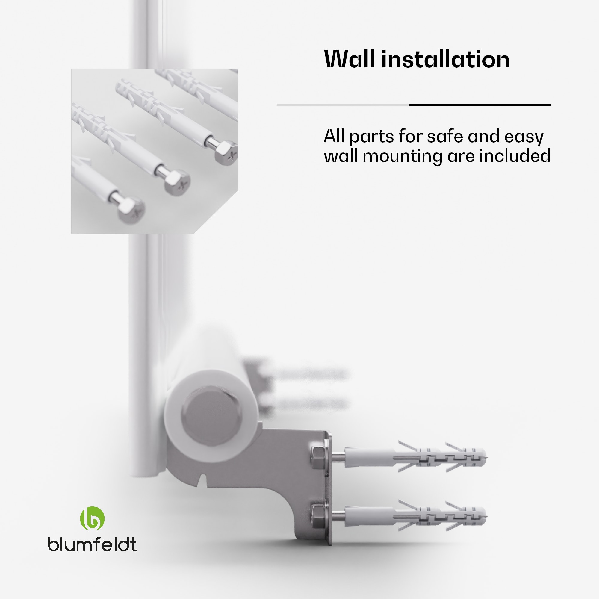 Blumfeldt Ontario, radiátor, 100 x 60, 1/2" bočné a stredové pripojenie, inštalácia na stenu, 681 W – Obrázok 4