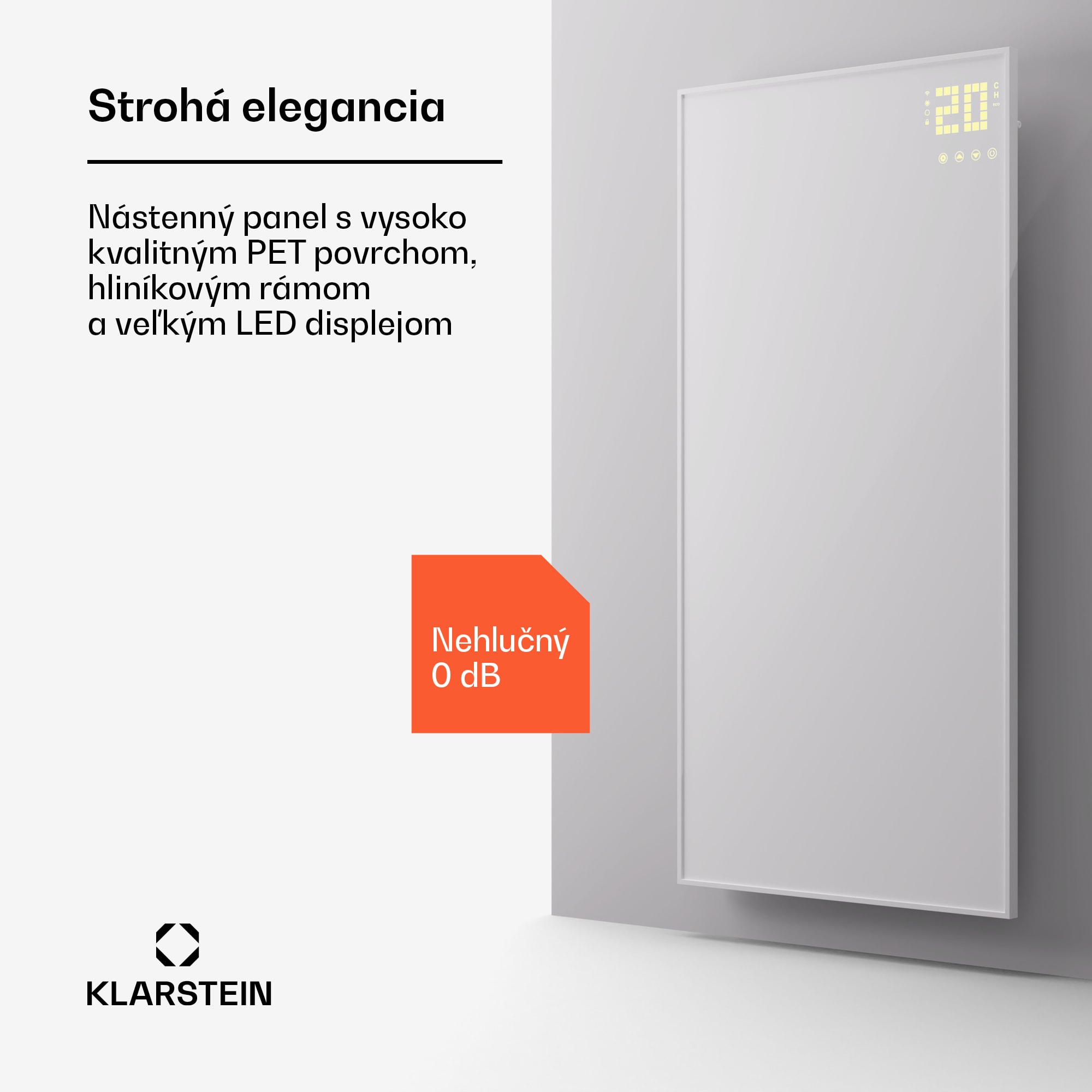 Klarstein Wonderwall Smart Bornholm, infražiarič, 60 x 120 cm, 1200 W, aplikácia – Obrázok 4