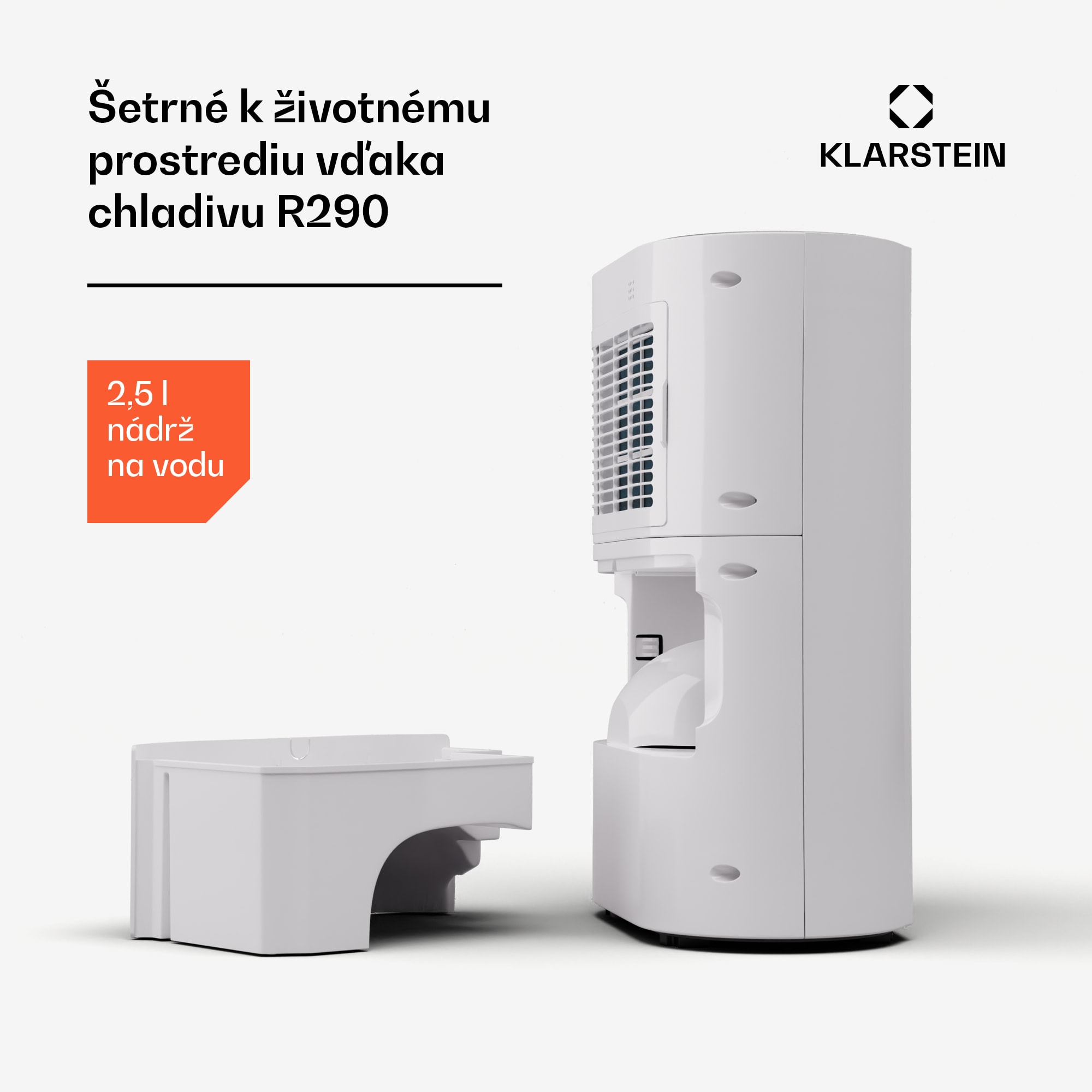 Klarstein AeroDry 10 Odvlhčovač 165W 10l/d 135m³/h 20-30 m² DrySelect 37dB – Obrázok 5