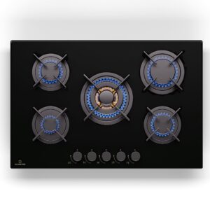 Klarstein Goldflame 5, plynová varná doska, 5 horákov