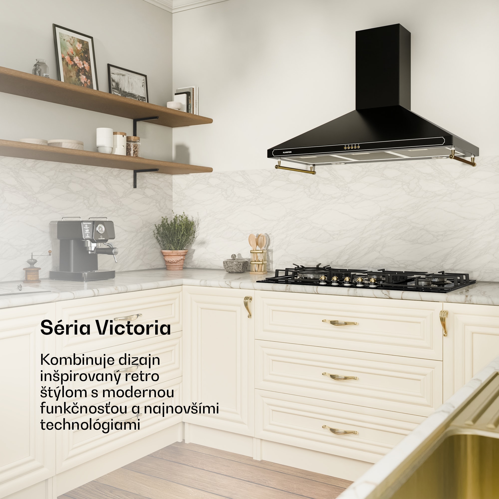 Klarstein Victoria Chef Edition, plynová varná doska, 5 zón – Obrázok 2