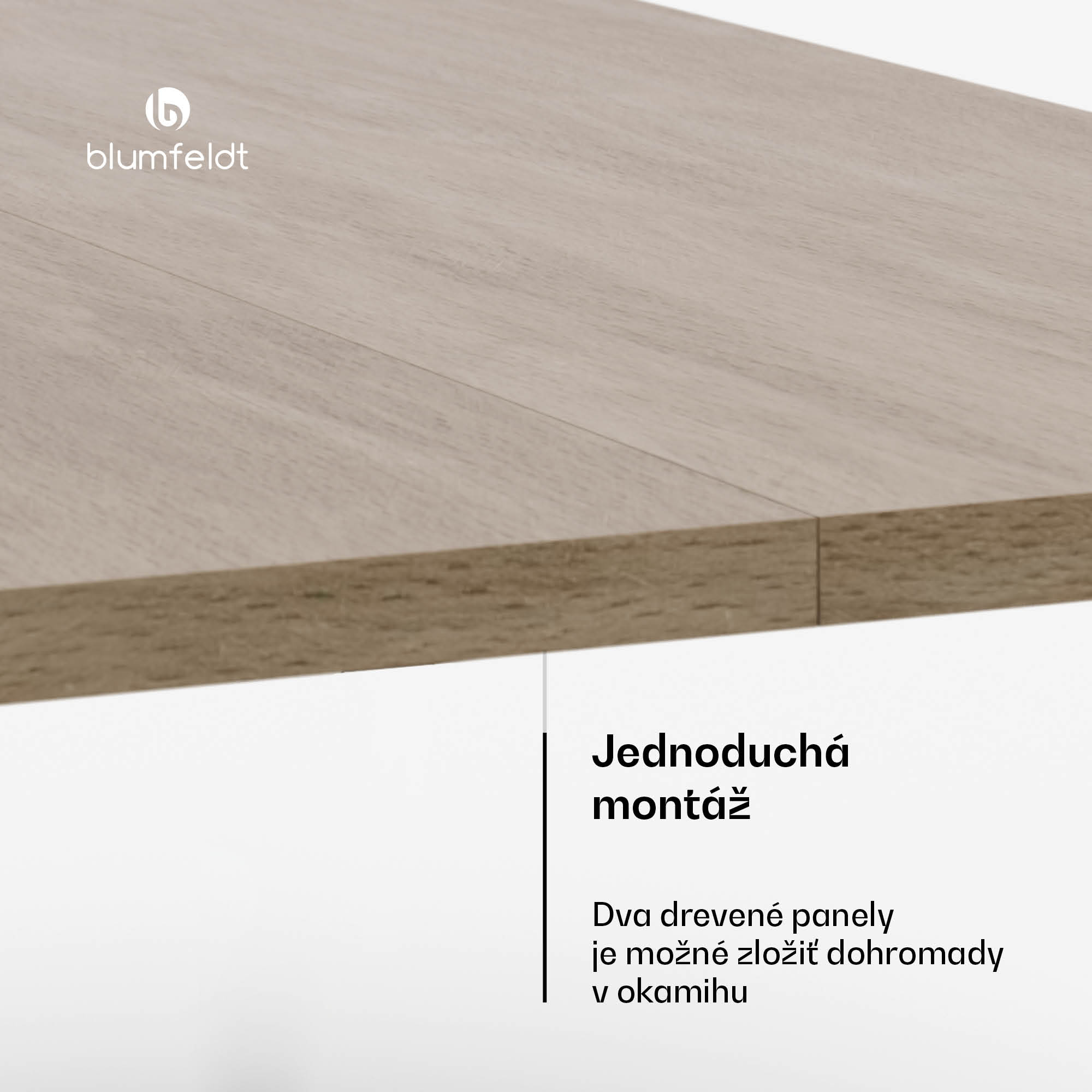 Blumfeldt Bearsdon stolová doska 120 x 80 cm do kuchyne a jedálne, Robustná vrstvená drevotrieska – Obrázok 5