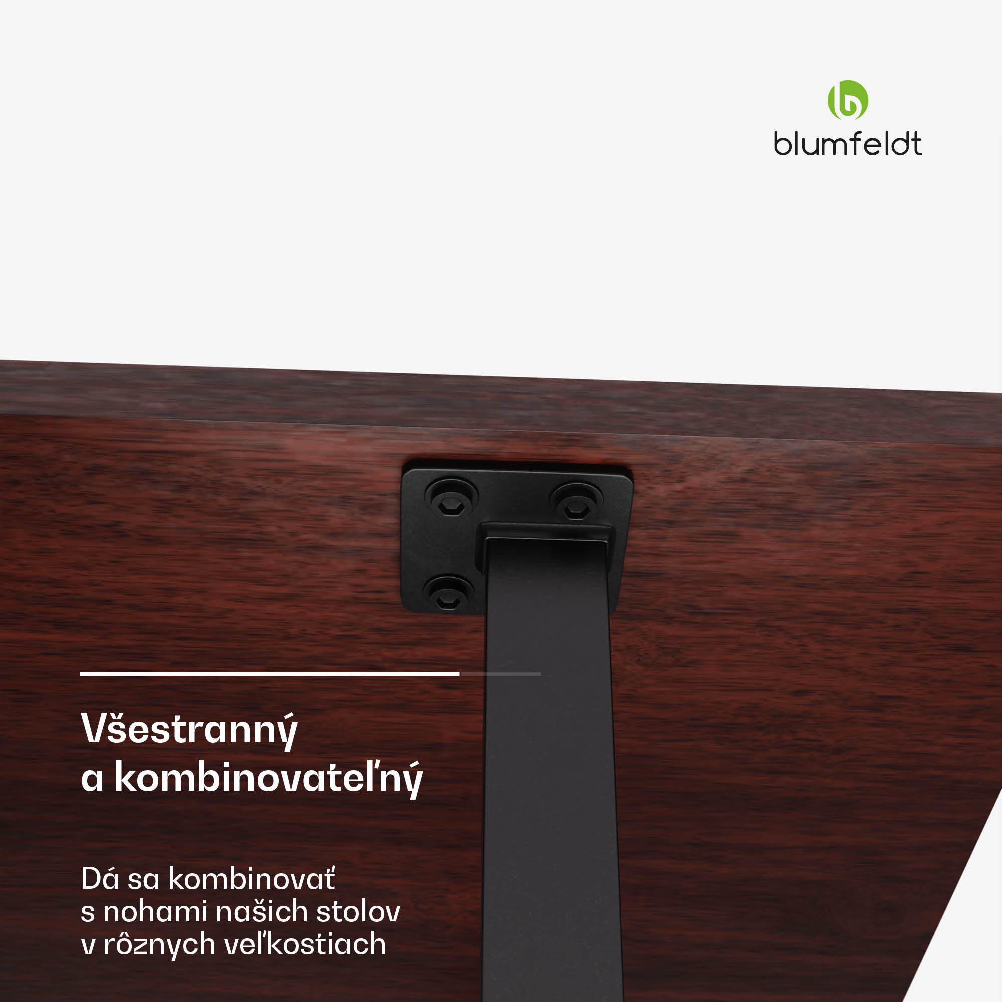 Blumfeldt Bearsdon stolová doska 120 x 80 cm pre kuchyňu a jedáleň, Robustná laminátová doska – Obrázok 4