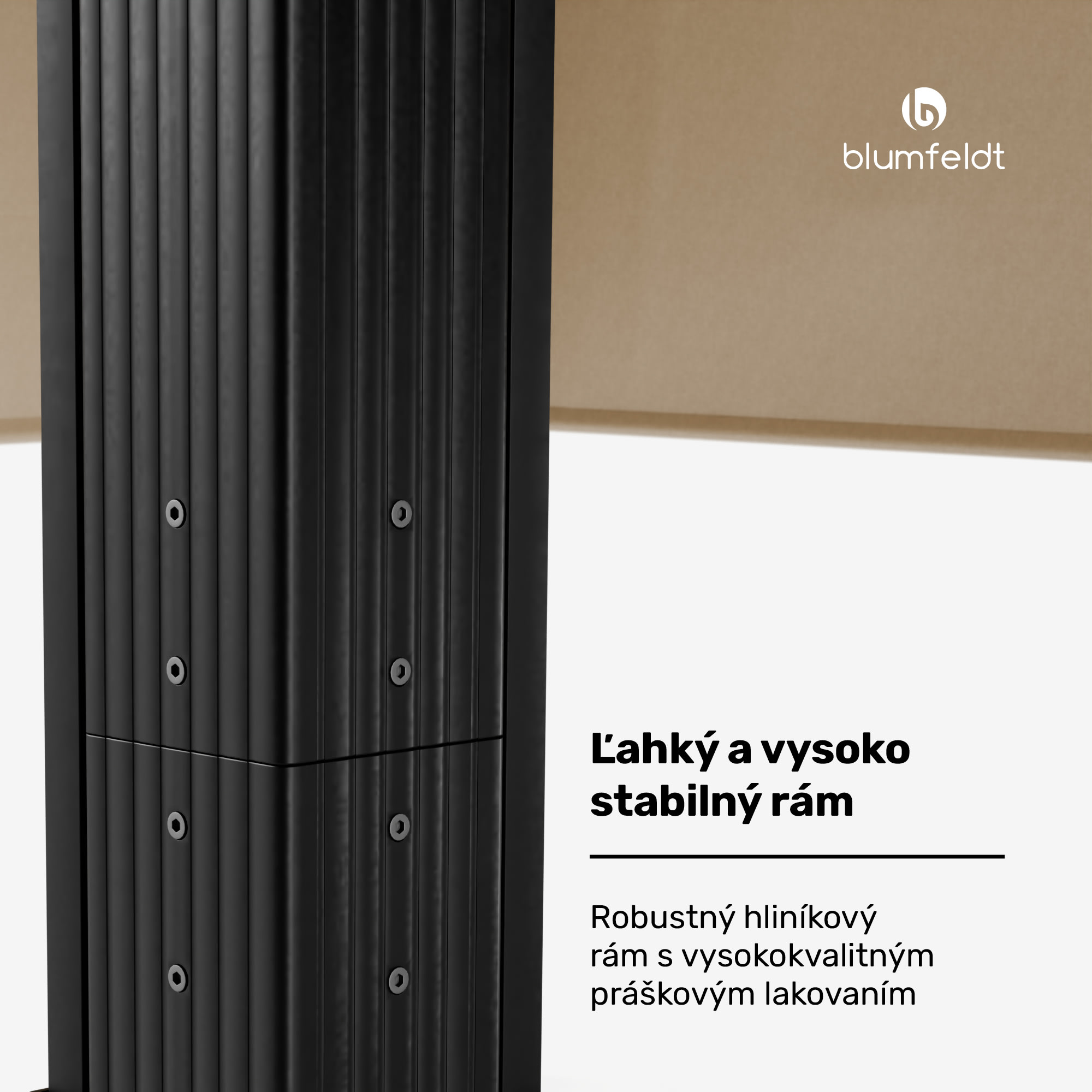 Blumfeldt Pantheon Cortina pergola 3x4 m, odolná voči poveternostným vplyvom, hliník, prášková farba, rolety – Obrázok 5