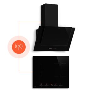 Klarstein HaloSync indukčná varná doska s digestorom | 4 varné zóny | 8400 W | 632 m³/h | 60 cm