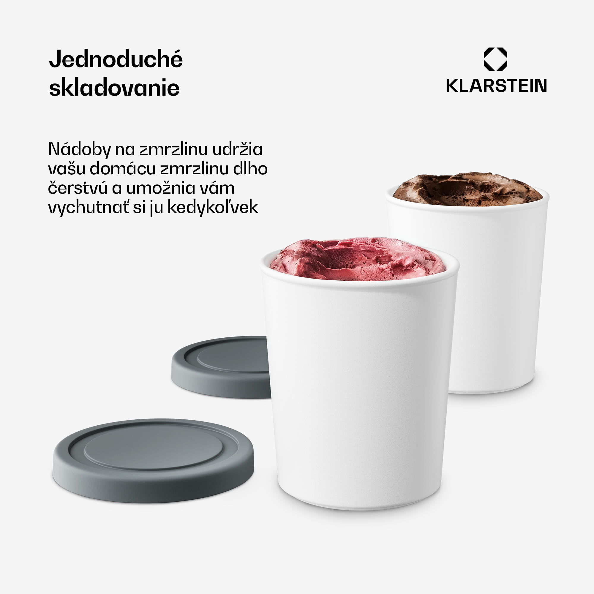 Klarstein Súprava na ľad | 1 liter | plast | vhodné do umývačky riadu – Obrázok 3