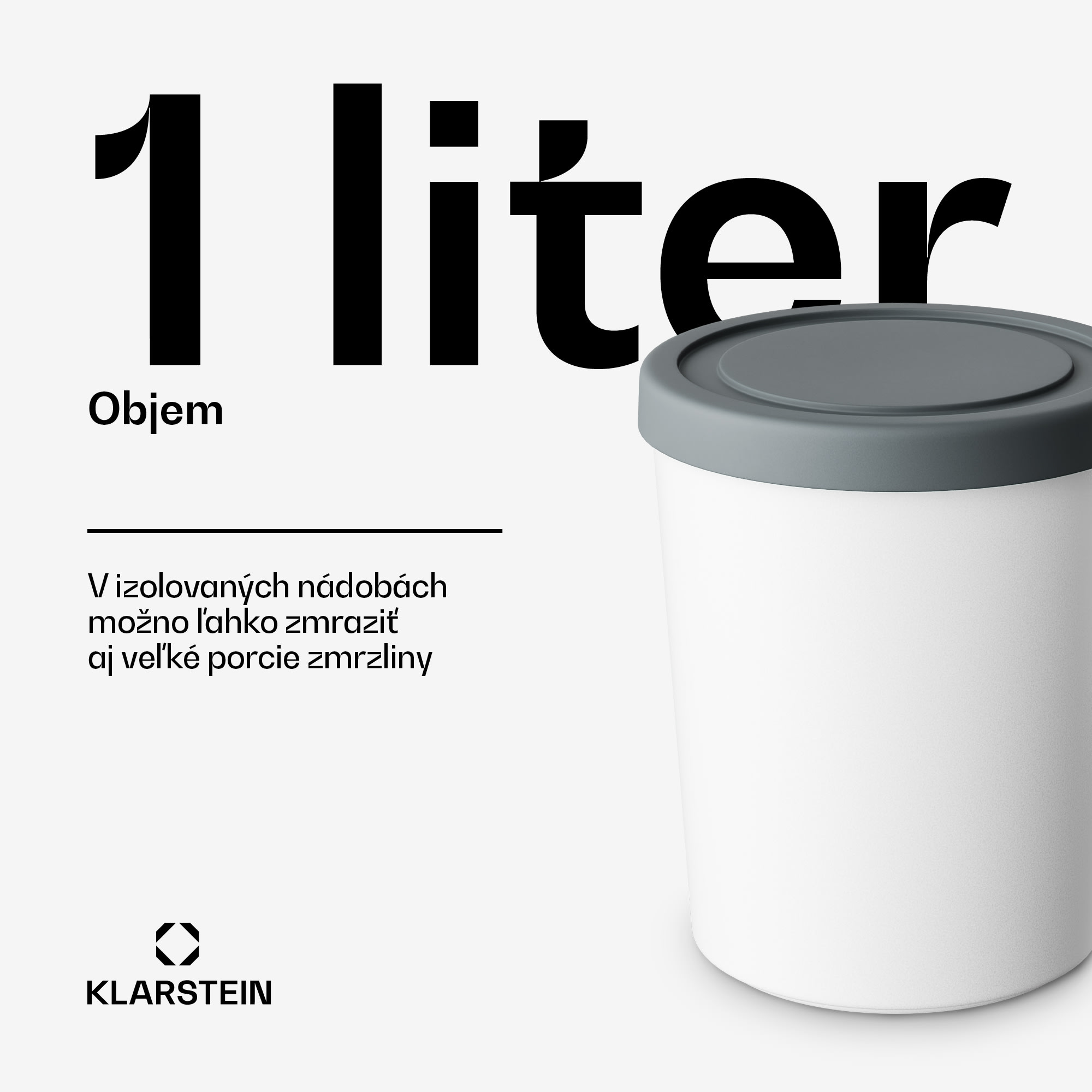 Klarstein Súprava na ľad | 1 liter | plast | vhodné do umývačky riadu – Obrázok 4