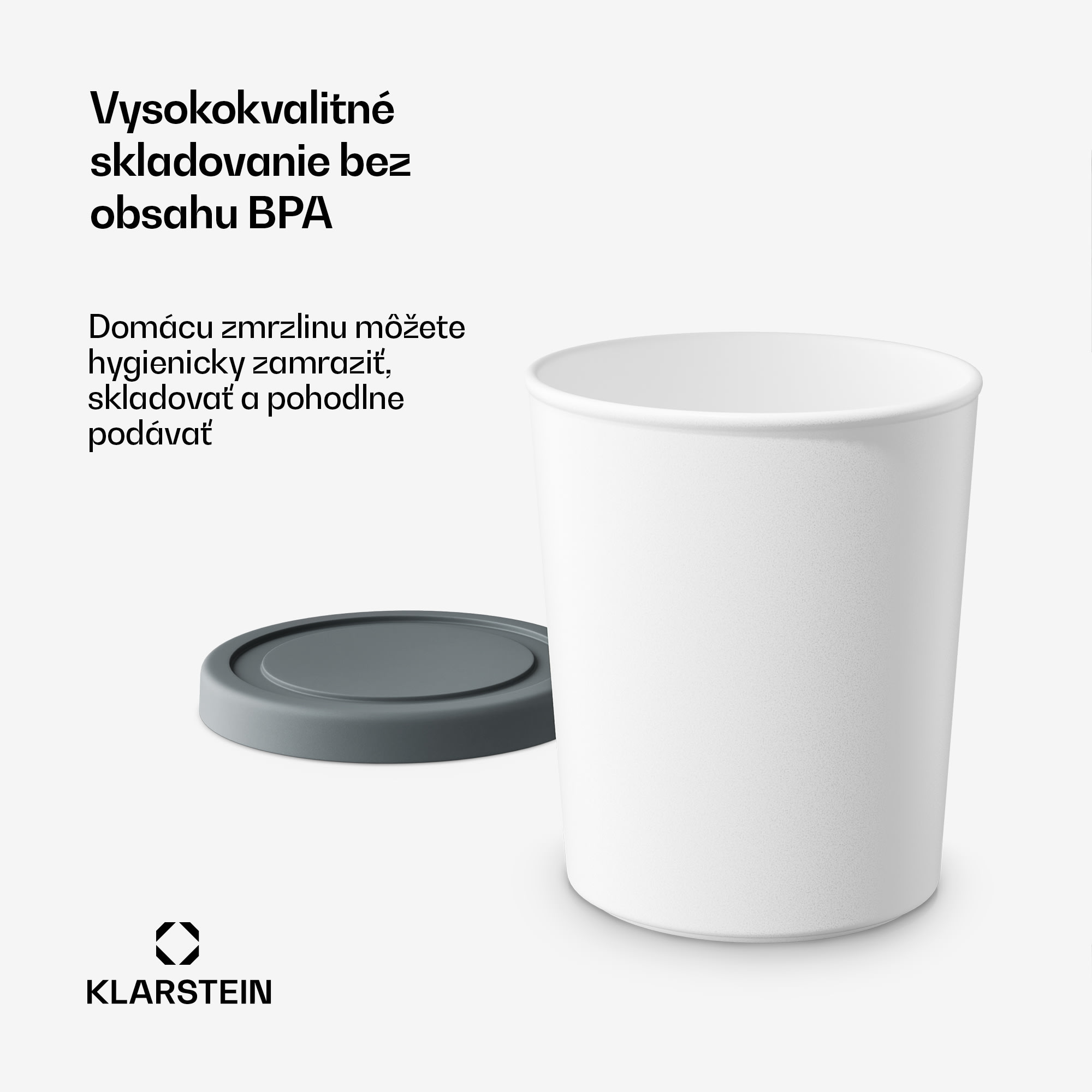 Klarstein Súprava na ľad | 1 liter | plast | vhodné do umývačky riadu – Obrázok 5