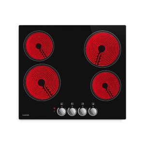 Klarstein EasyCook sklokeramická varná doska | 4 varné zóny | 6000 W | 11 úrovní výkonu | 60 cm