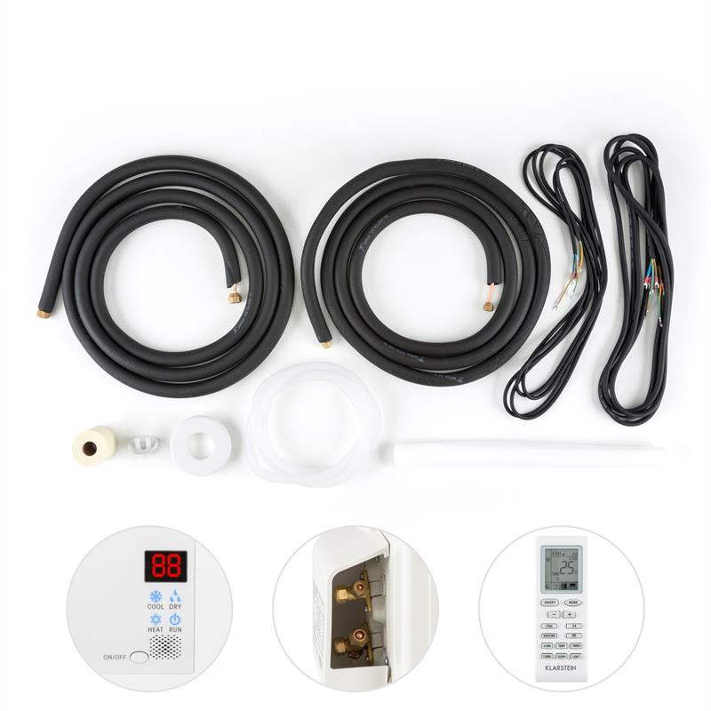 Klarstein Windwaker B 9, split klimatizácia, inverter split, 9000 BTU, A+, diaľkový ovládač, biela – Obrázok 3