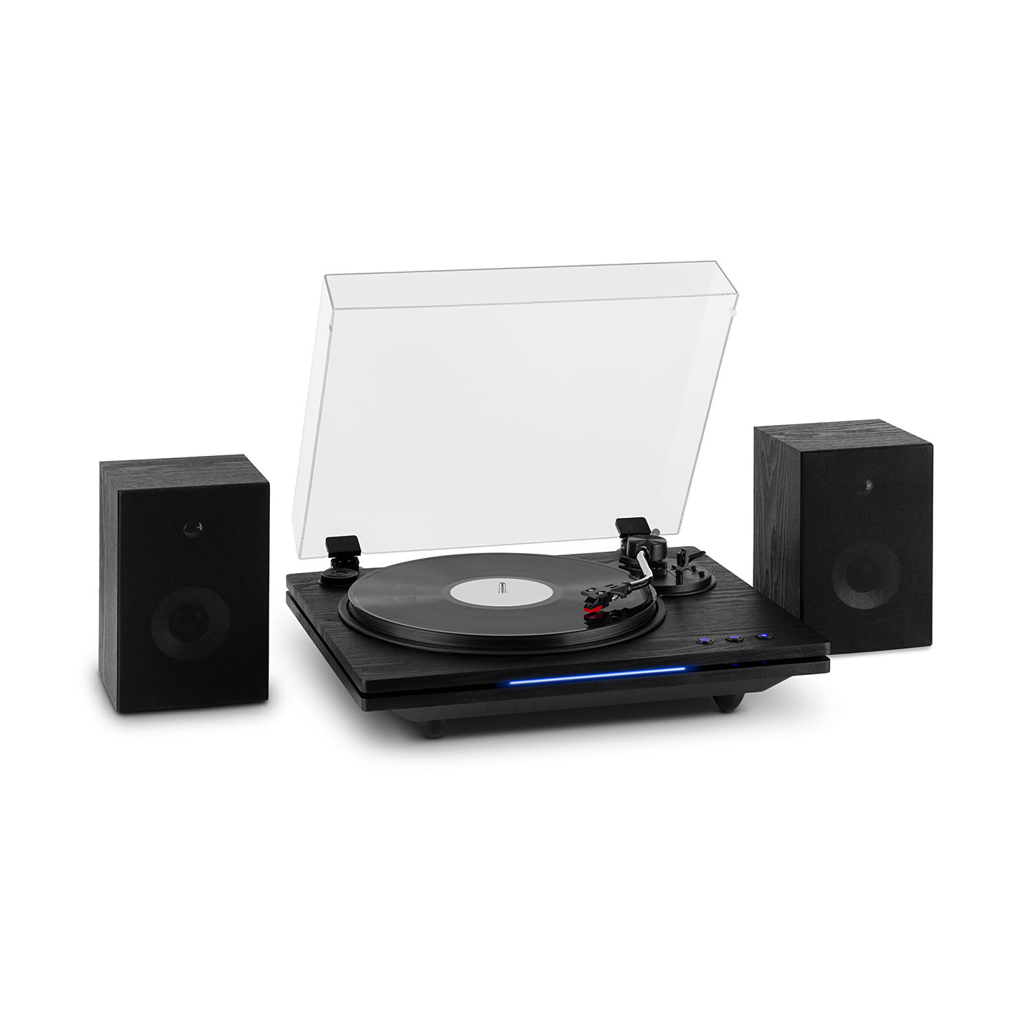 Auna TT-Play PLUS, gramofón, reproduktory, max.20W, BT, 33/45 rpm