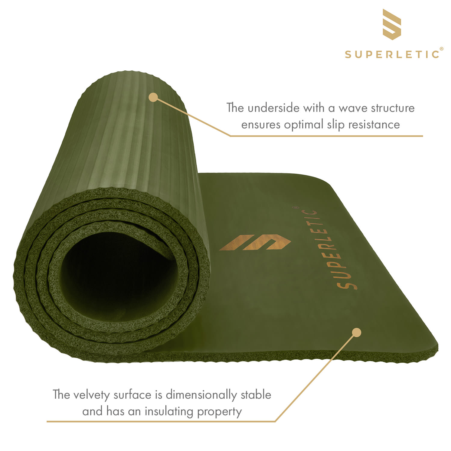 Capital Sports Deva, gymnastická podložka, 180x0,8x60 cm, NBR pena, protišmyková, vrátane popruhu – Obrázok 5