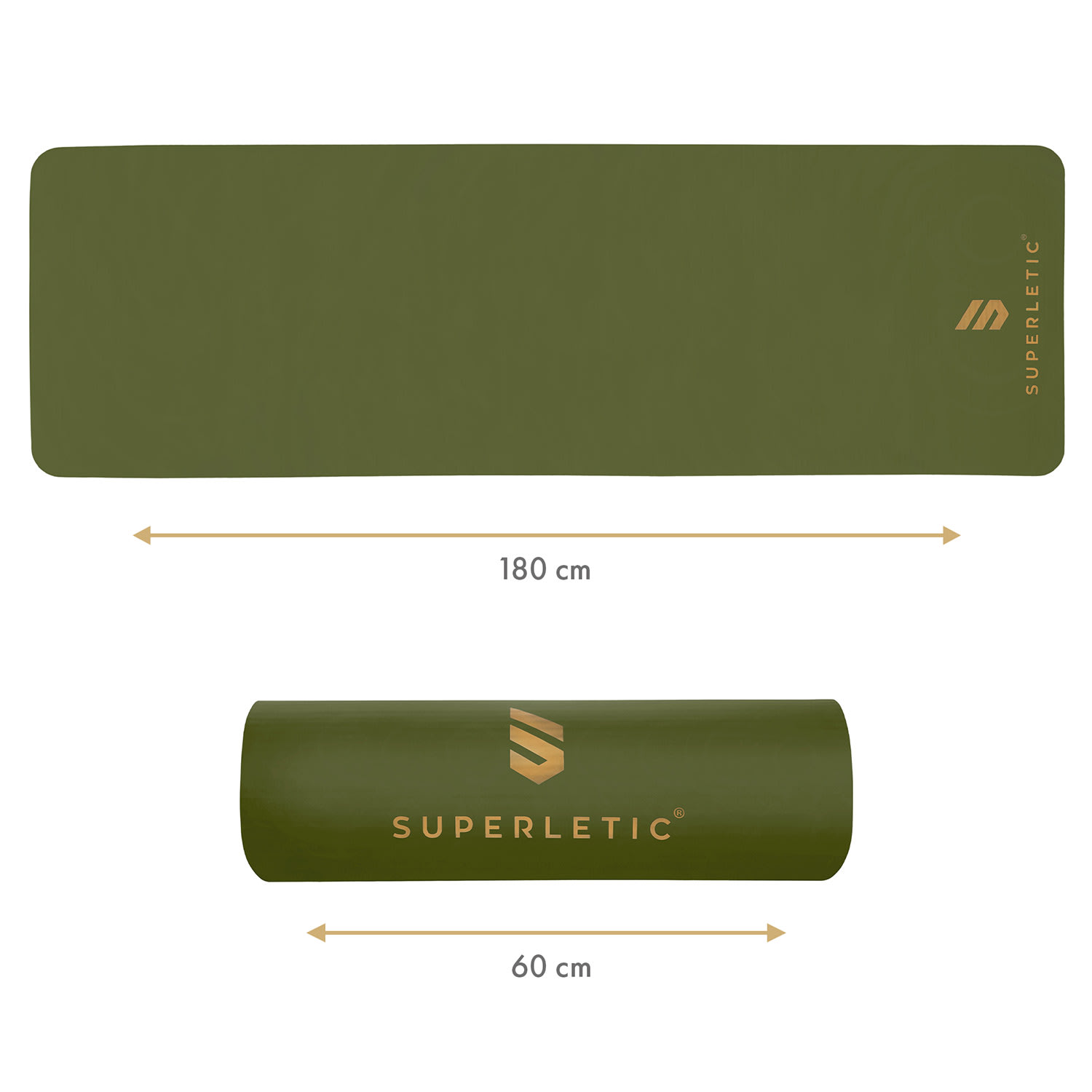 Capital Sports Deva, gymnastická podložka, 180x0,8x60 cm, NBR pena, protišmyková, vrátane popruhu – Obrázok 3