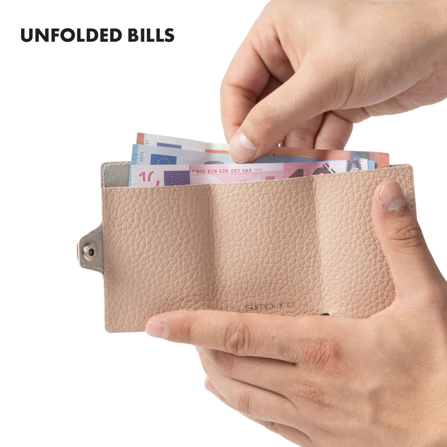 Slimpuro ZNAP Slim Wallet, 8 kariet, priehradka na mince, 8,9 x 1,5 x 6,3 cm (Š x V x H), ochrana RFID – Obrázok 4