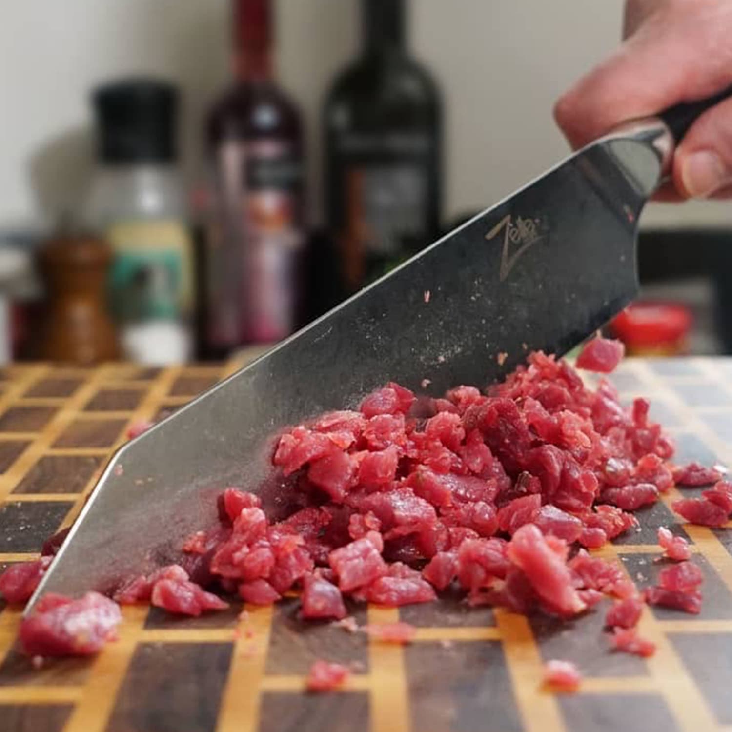 Zelite Infinity by Klarstein Alpha-Royal Japanese Series, 9" nôž kiritsuke, damašková oceľ – Obrázok 4