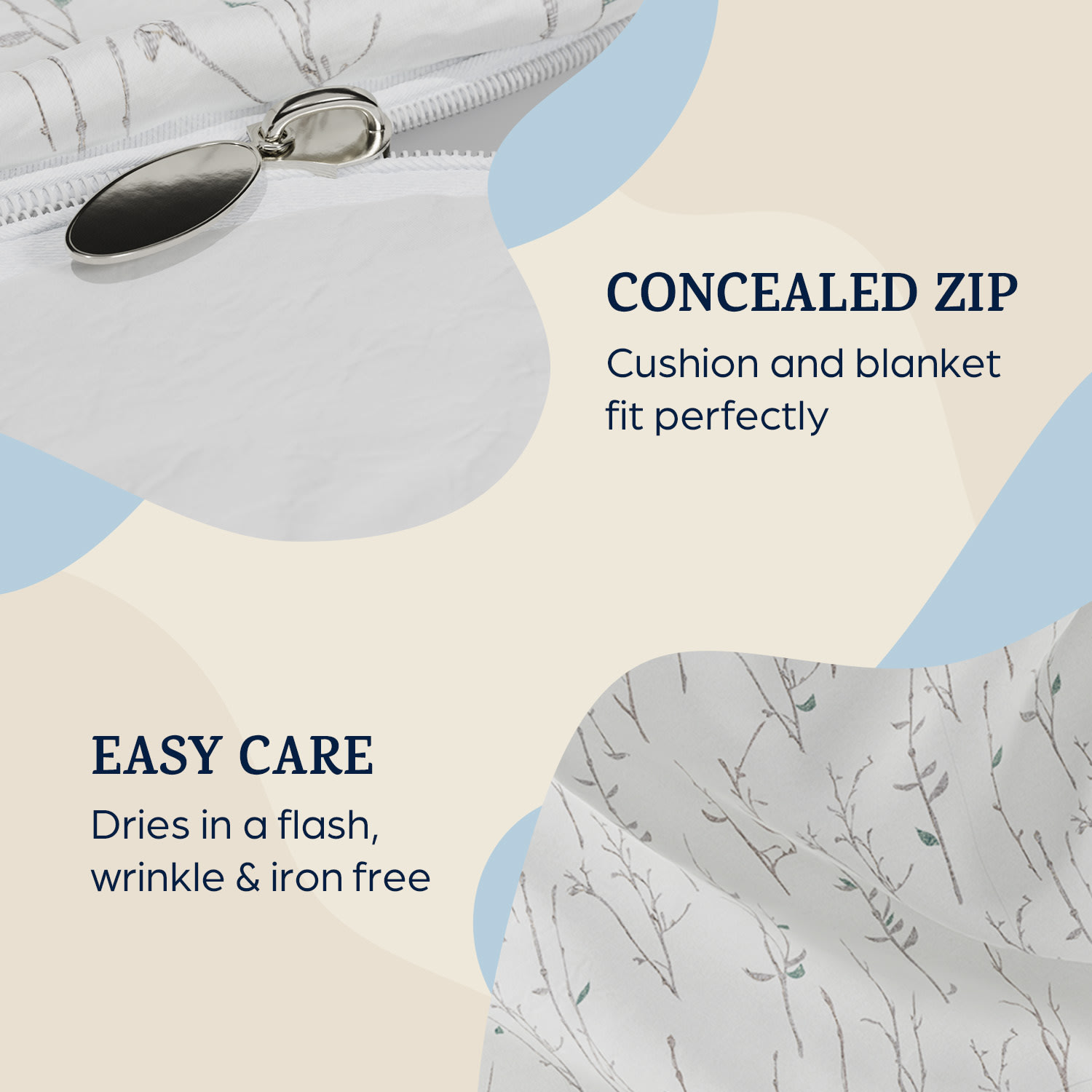 Sleepwise Soft Wonder Edition, posteľná bielizeň, 140x200 cm, mikrovlákno – Obrázok 3