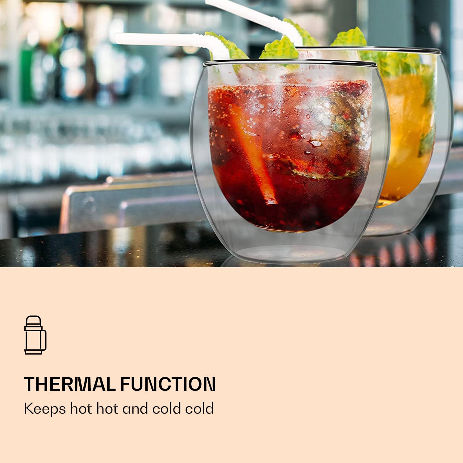 Feelino DUOS Jumbo, dvojstenný pohár, 310 ml – Obrázok 3