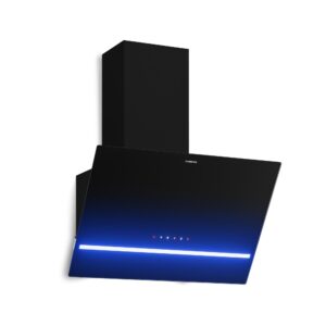 Klarstein Illuminosa šikmý digestor | Režim odsávania a recirkulácie | Minimalistický | 818 m³/h | 60 cm