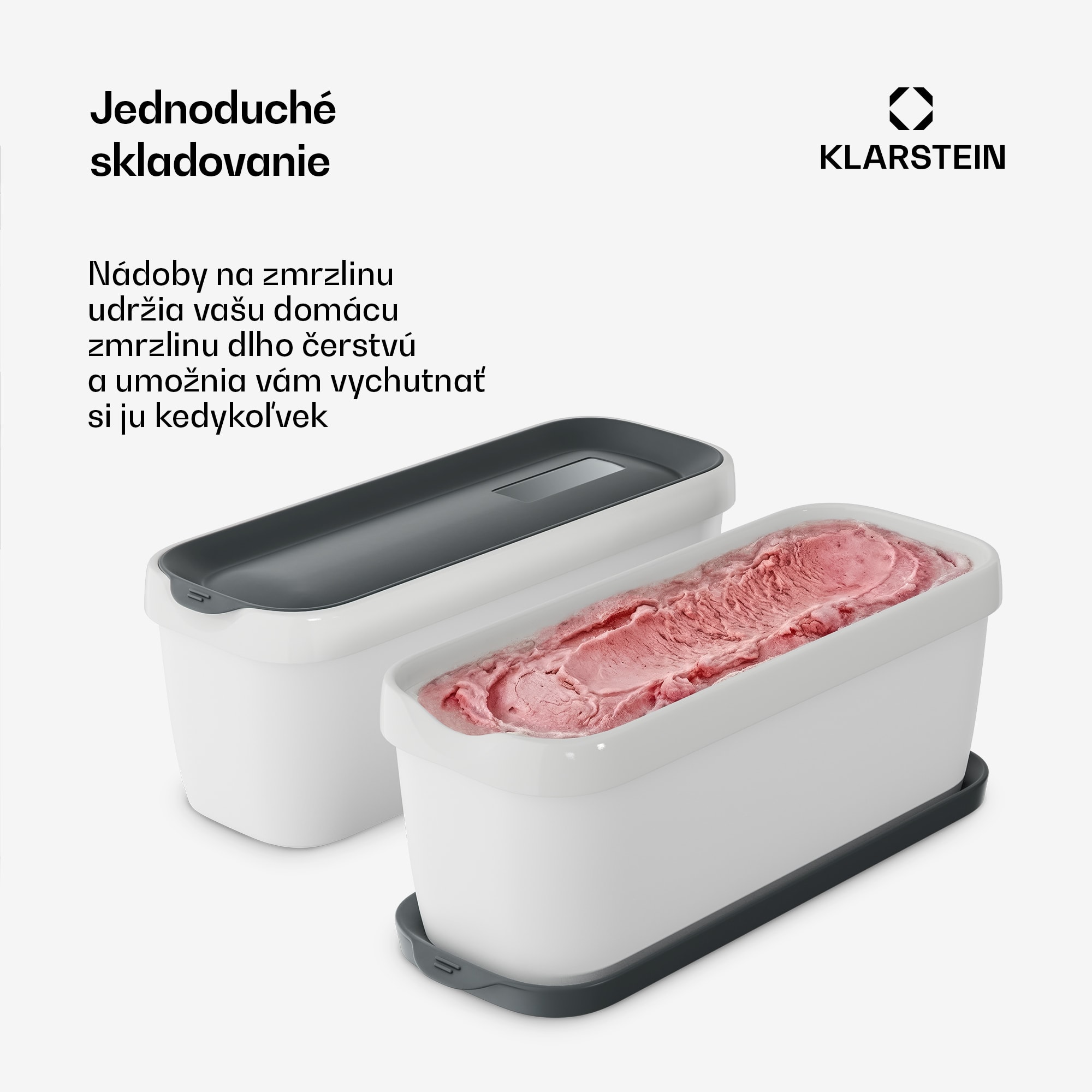 Klarstein Súprava na ľad | 1,5 l | plast | vhodné do umývačky riadu – Obrázok 3