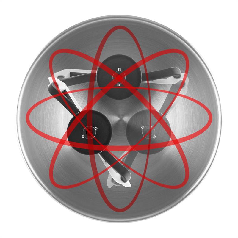 Klarstein Bella Argentea, kuchynský robot + miska – Obrázok 4